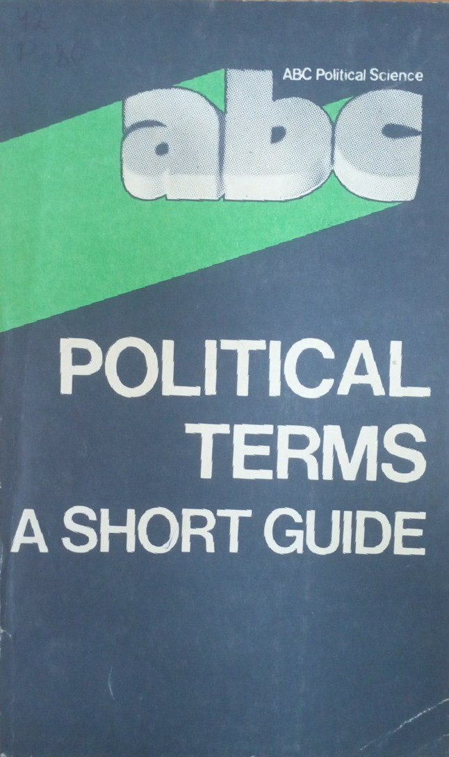 Political terms a short guide