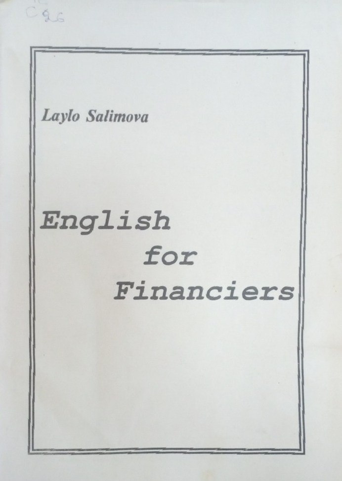 English gor financiers
