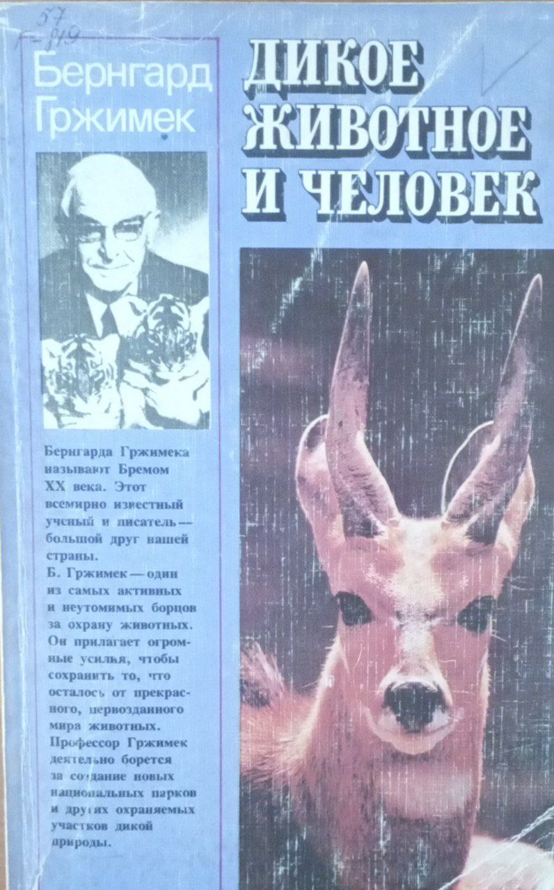 Дикое животное и человек