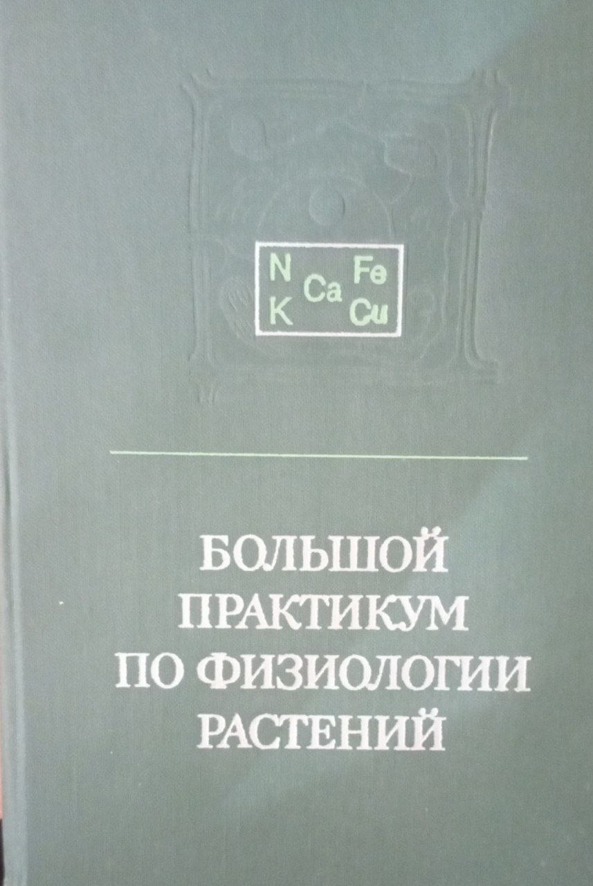 Большой практикум по физиологии растений. Минеральное питание. Физиология клетки. Рост и развитие