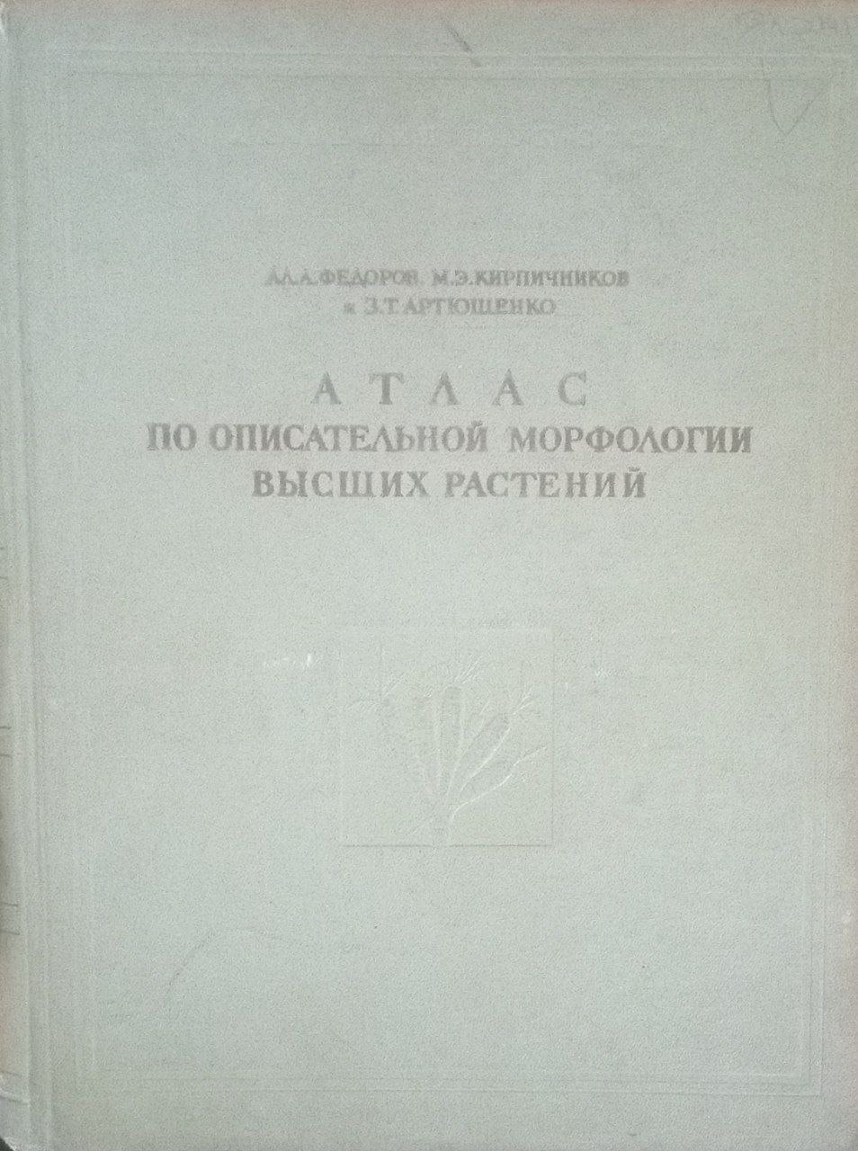 Атлас по описательной морфологии высщих растений
