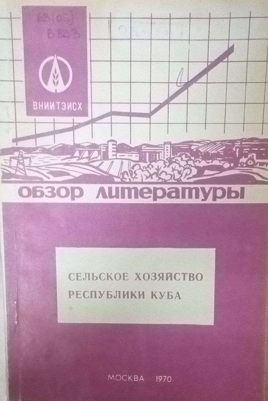 Сельское хозяйство Республики Куба