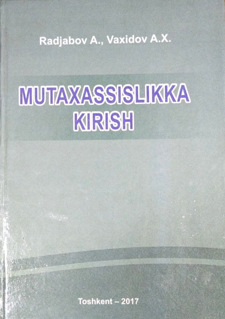 Mutaxassislikka kirish