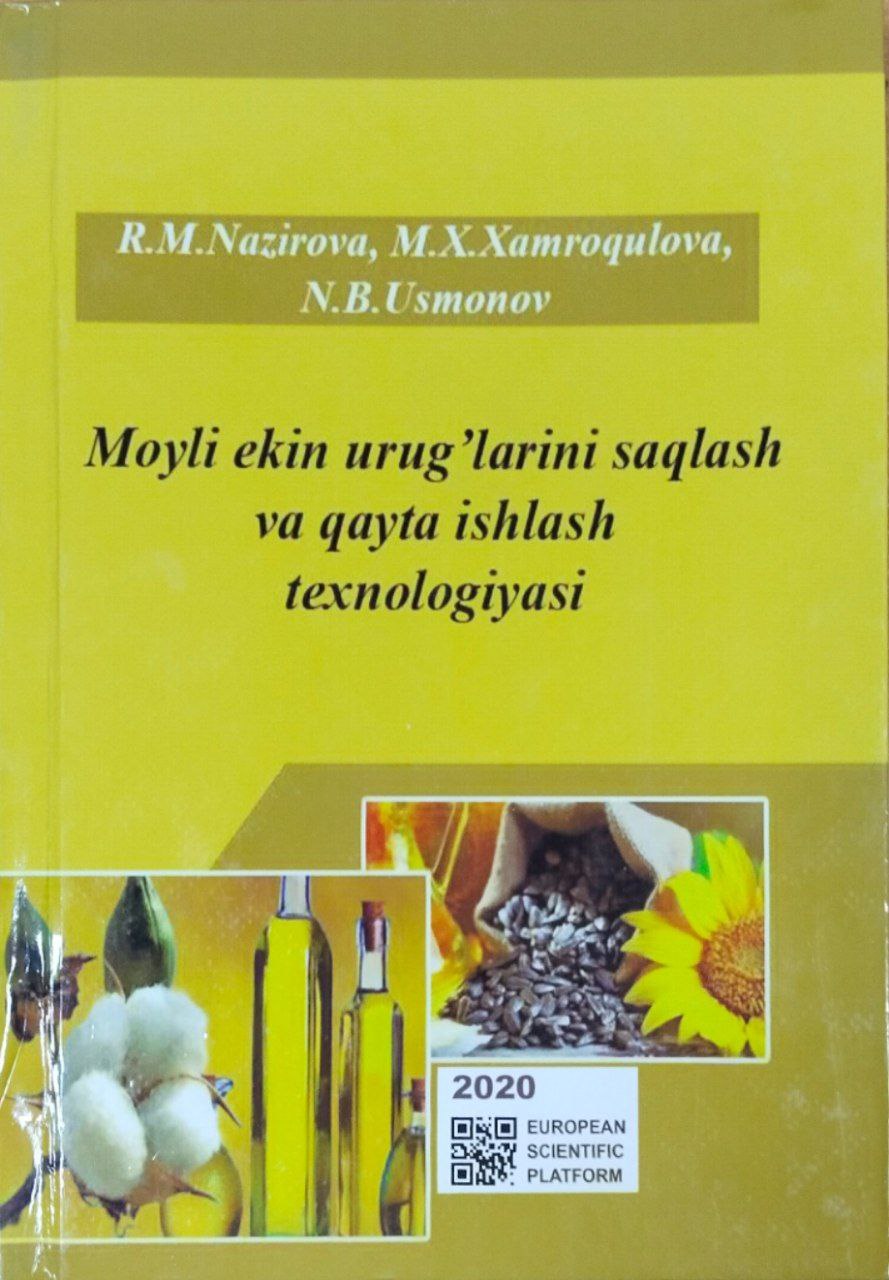 Moyli ekin urug`larini saqlqsh va qayta ishlash texnologiyasi