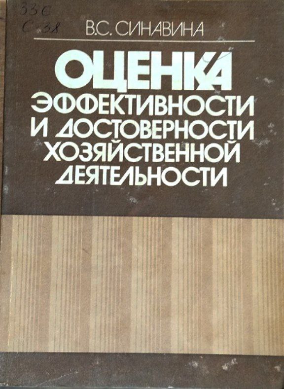 Оценка эффективности и достоверности хозяйственной деятельности
