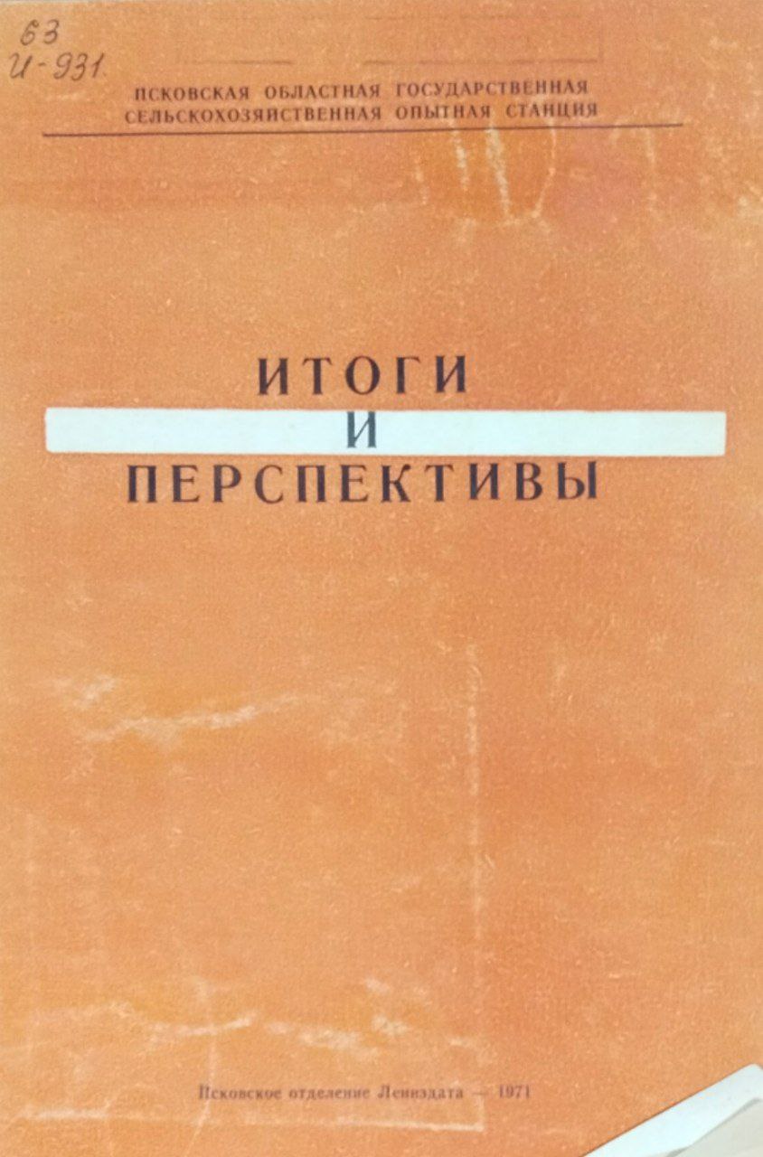 Итоги и перспективы