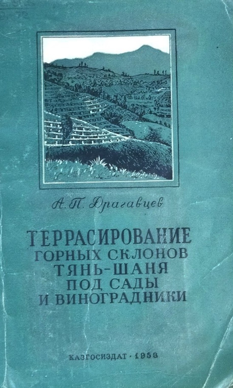 Террасирование горных склонов Тянь-Шаня под сады и винограда