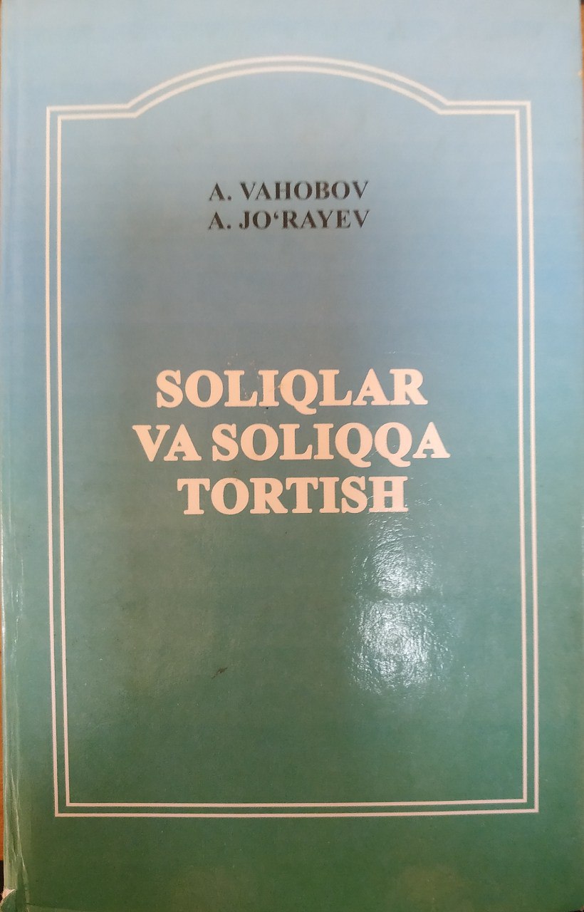 Soliqlar va soliqqa tortish