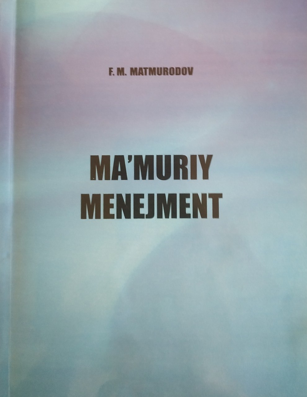 Ma`muriy menejment