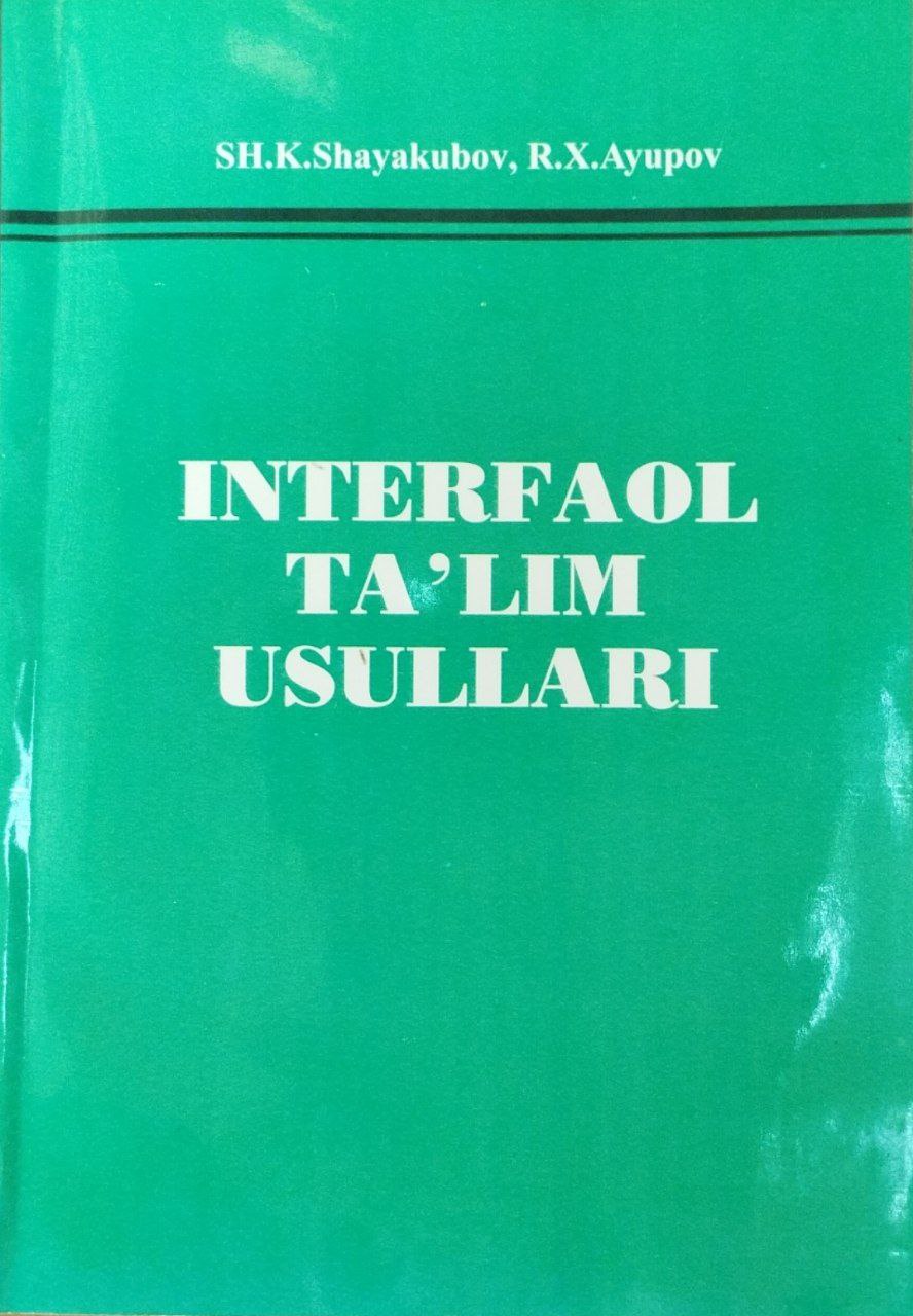 Interfaol ta`lim usullari