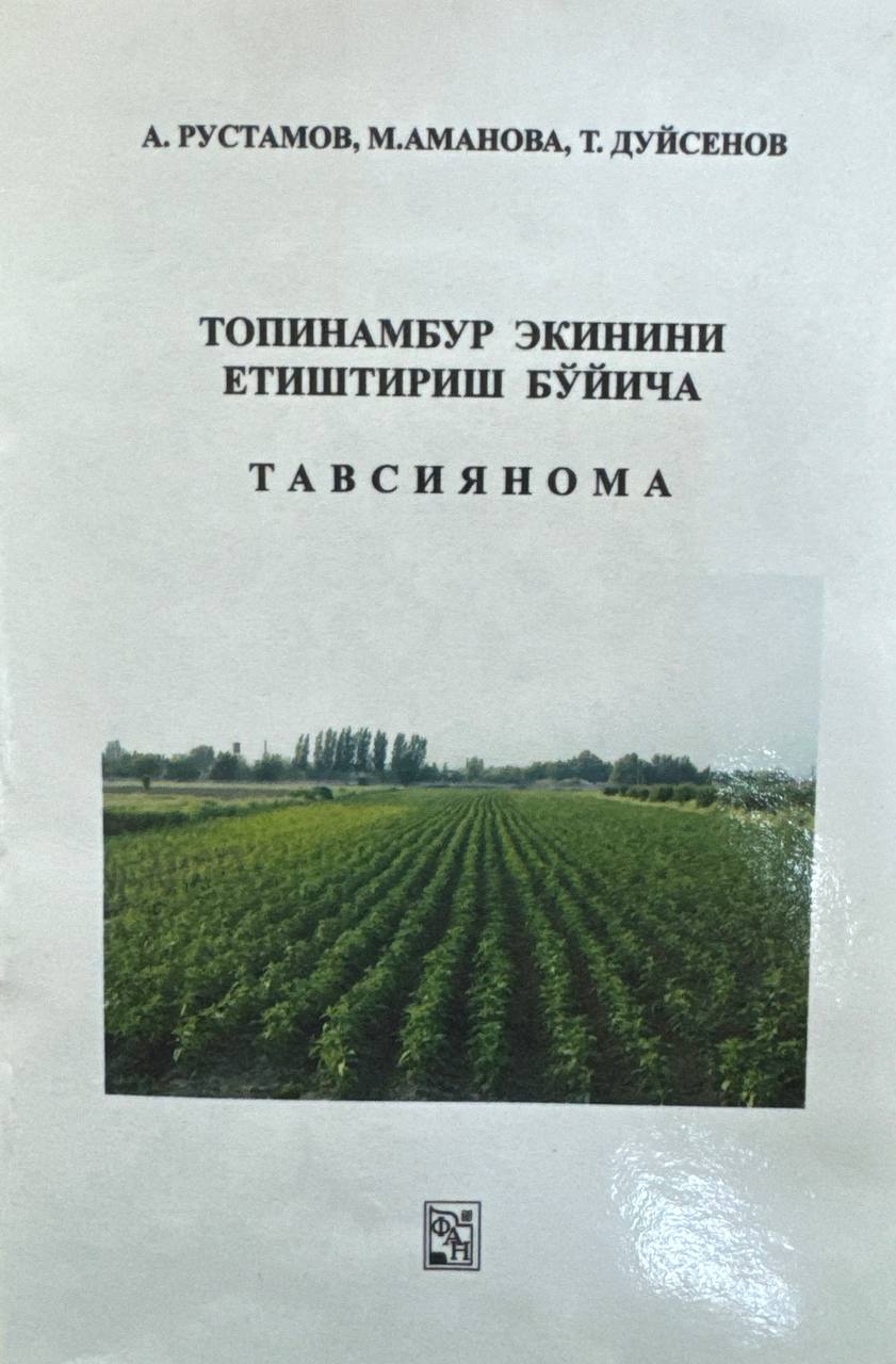 Топинамбур экинини етиштириш бўйича  тавсиянома