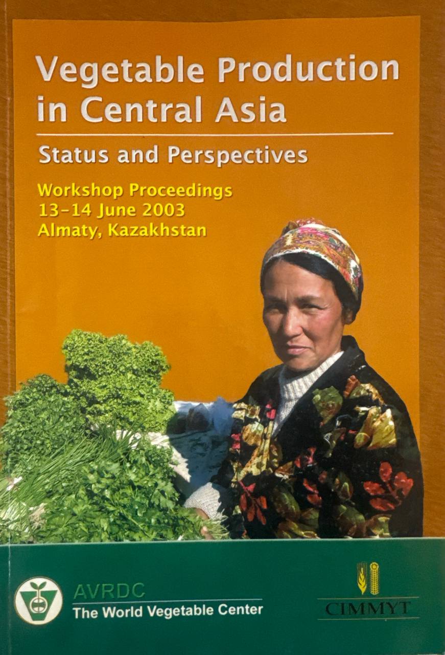 Vegetable production in Central Asia. Status and perspectives