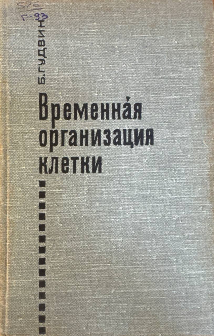 Временная организация клетки. Динамическая теория внутриклеточных регуляторных процессов