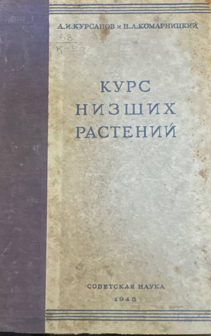 Курс низших растений