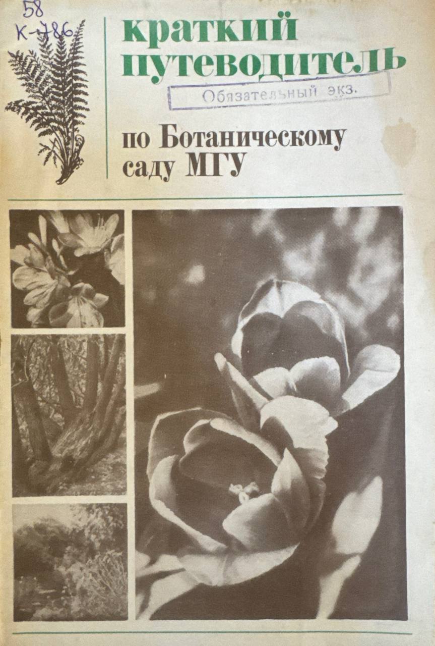 Краткий путеводитель по ботаническому саду МГУ