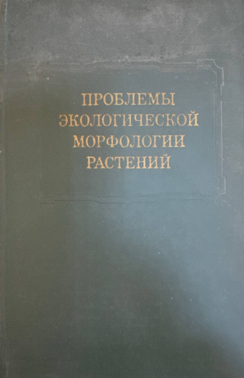 Проблемы экологической морфологии растений