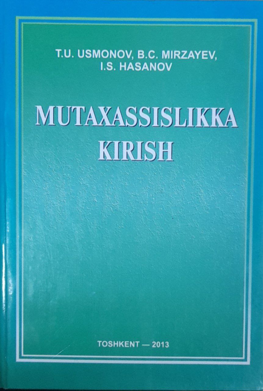 Mutaxassislikka kirish