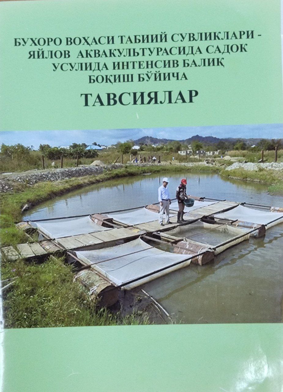 Бухоро воҳаси табиий сувликлари-яйлов аквакультурасида садок усулида интенсив балиқ боқиш бўйича методик тавсиялар
