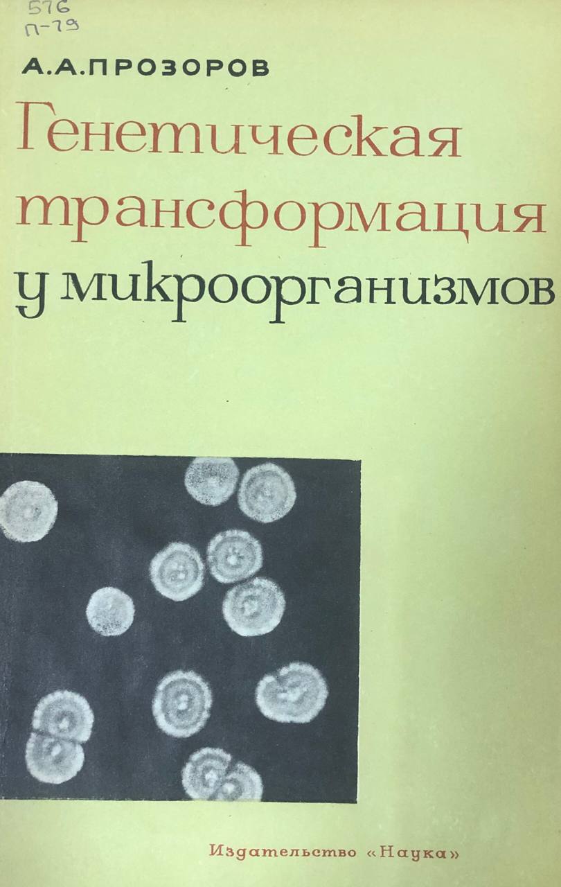 Генетическая трансформация у микроорганизмов