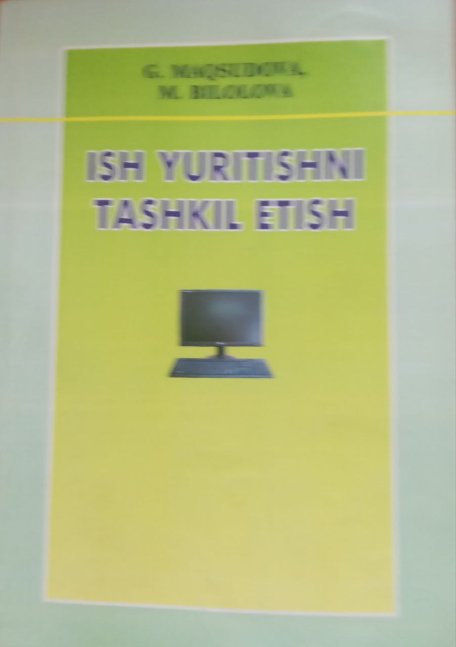 Ish yutitishni tashkil etish