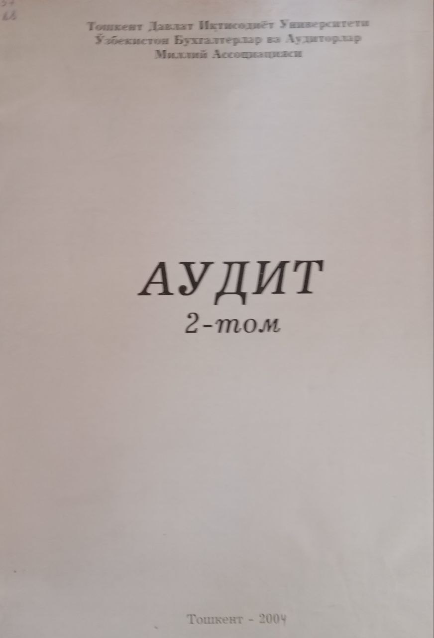 Аудит 2 том