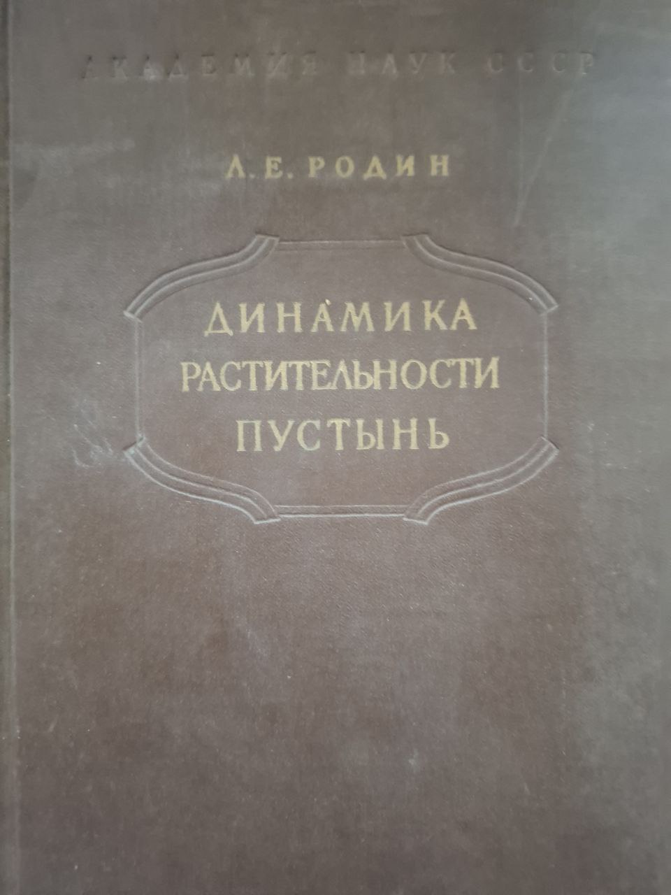 Динамика растительности пустынь (на примере Западной Туркмении)