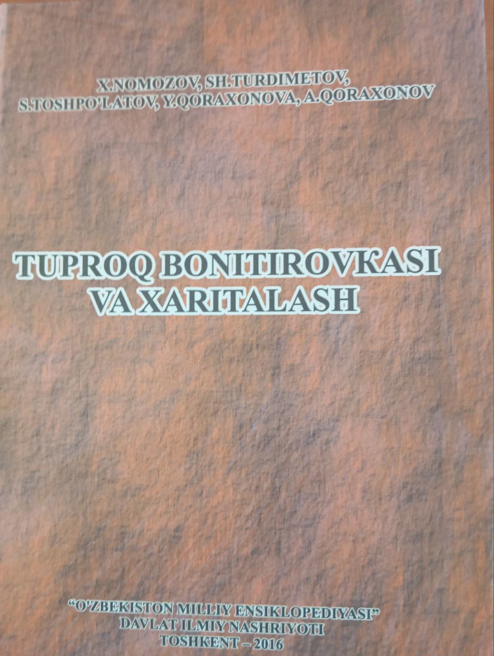 Tuproq bonitirovkasi va xaritalash