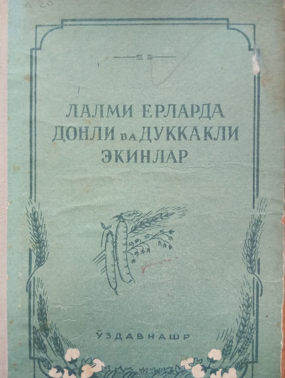 Лалми ерларда донли ва дуккакли экинлар