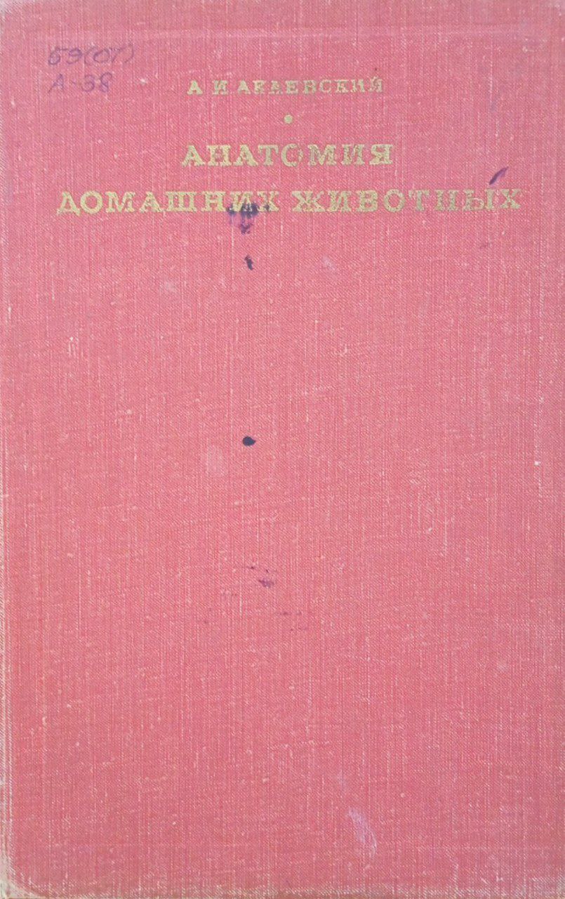 Анатомия домашних животных