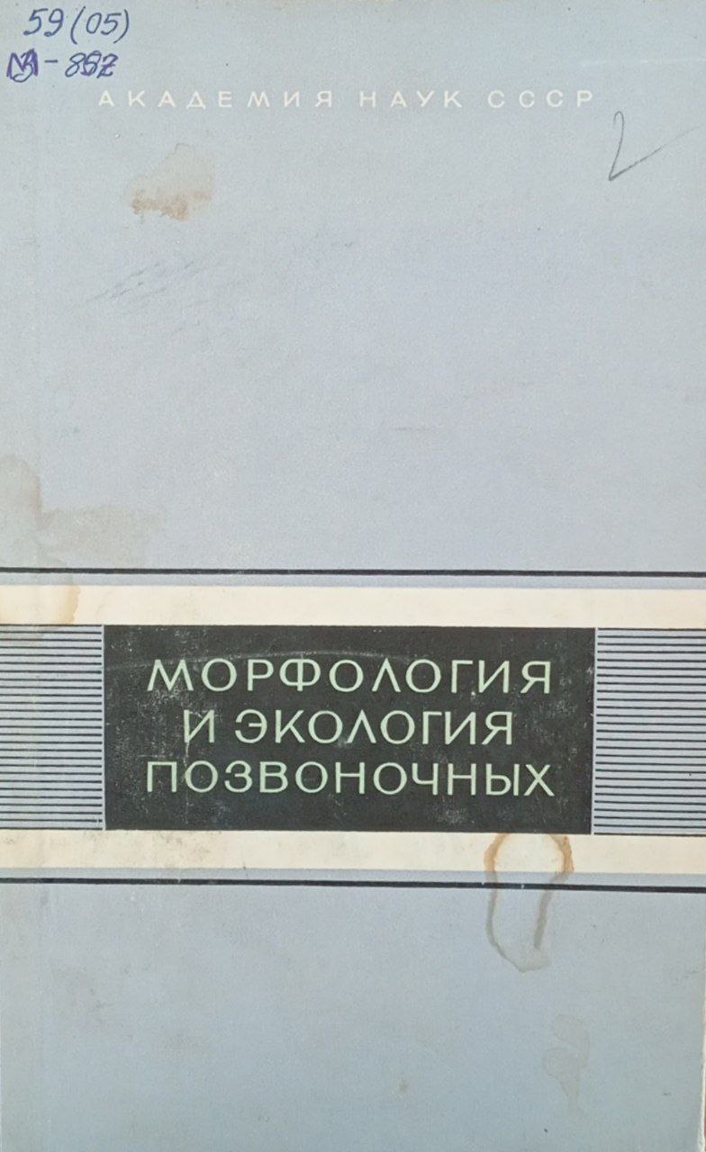 Морфология и экология позвоночных