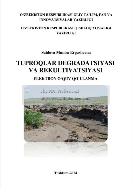 Tuproqlar degradatsiyasi va rekultivatsiyasi