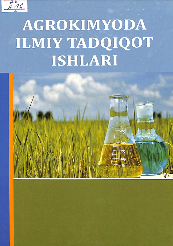 Agrokimyoda ilmiy tadqiqot ishlari