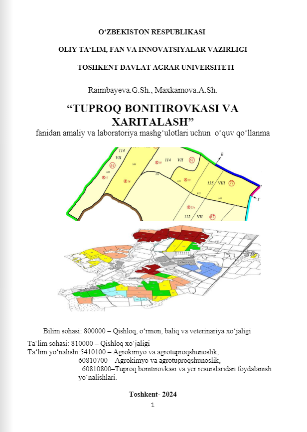 Tuproq bonitirovkasi va xaritalash