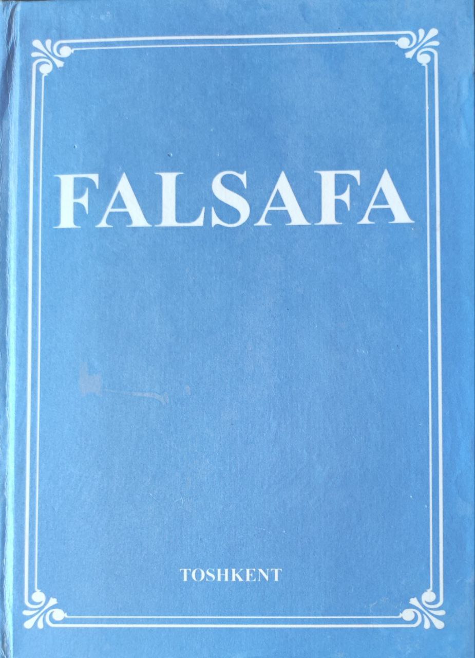 Falsafa. I-qism