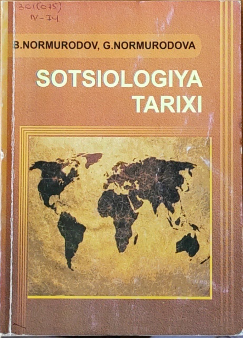 Sotsiologiya tarixi. XIX-XX asr