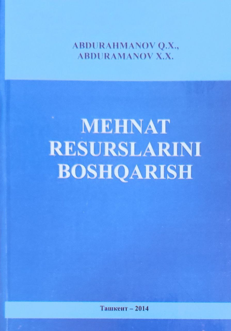 Mehnat resurslarini boshqarish