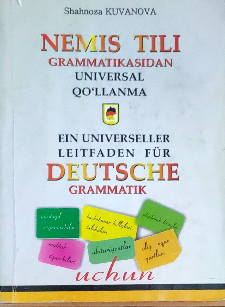 Nemis tili grammatikasidan universal qo`llanma