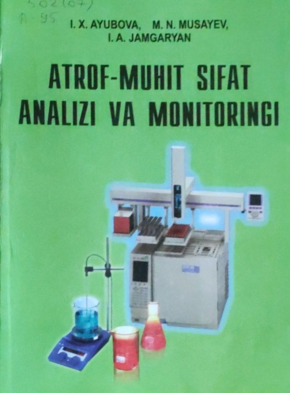 Atrof-muhit sifat analizi va monitoringi