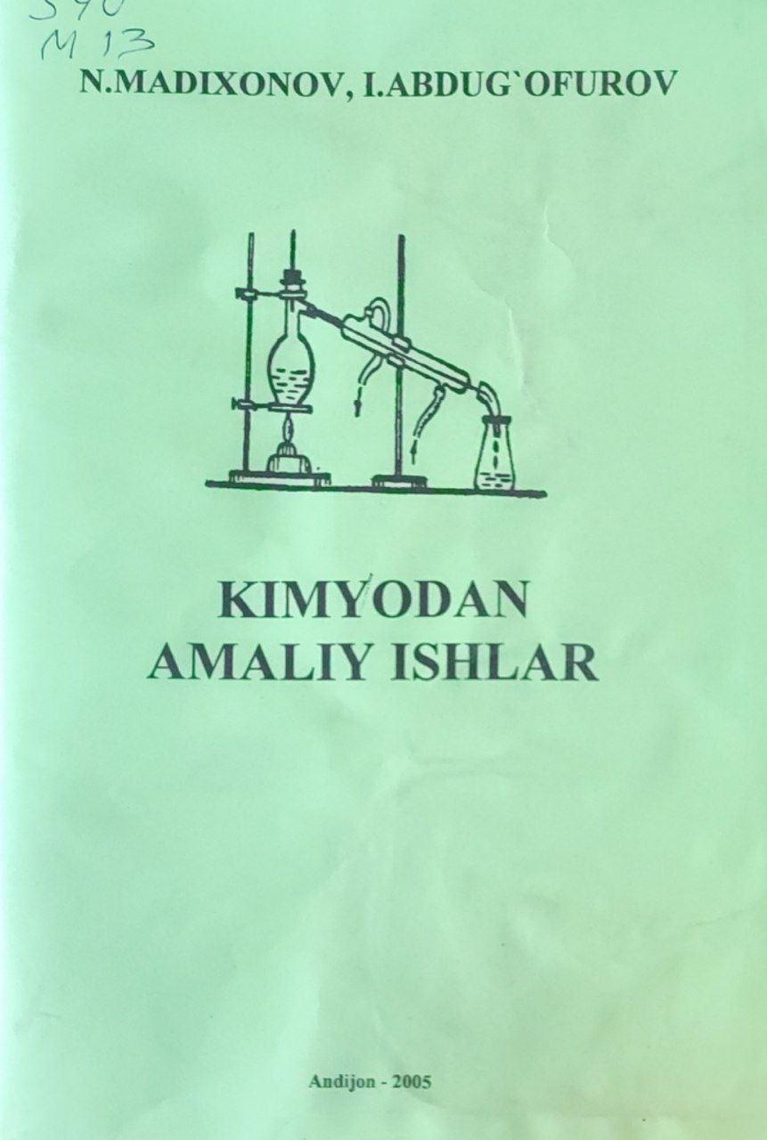 Kimyodan amaliy ishlar