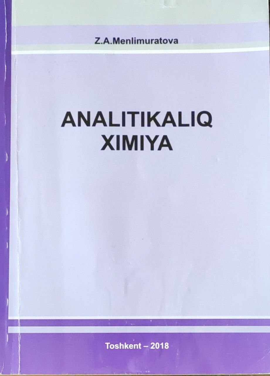 Analitikaliq ximiya