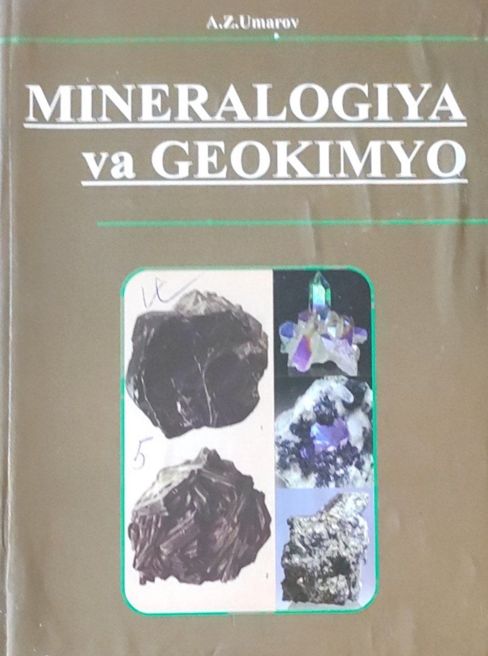 Minerologiya va geokimyo