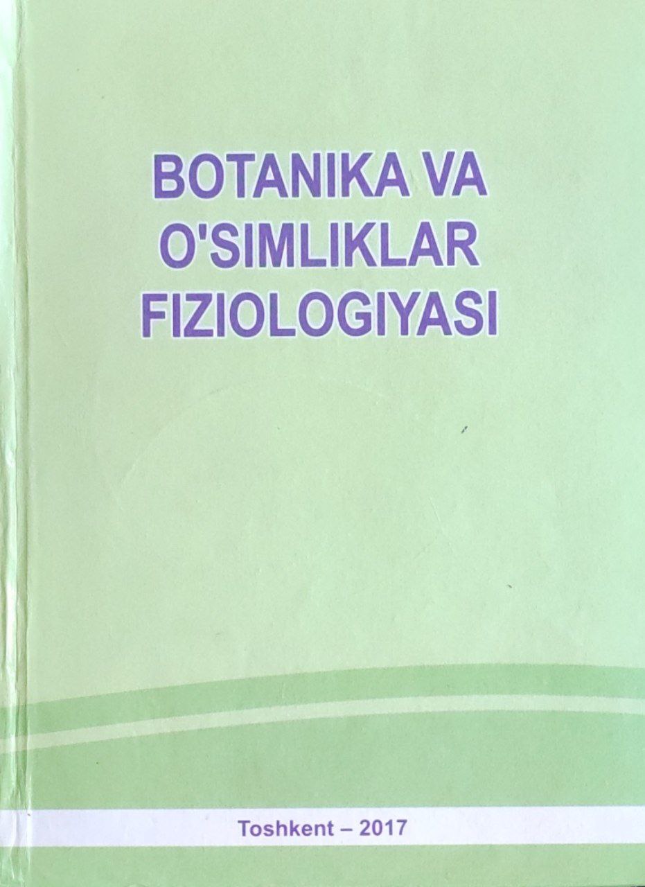 Botanika va o`simliklar fiziologiyasi  (Botanika qismi)