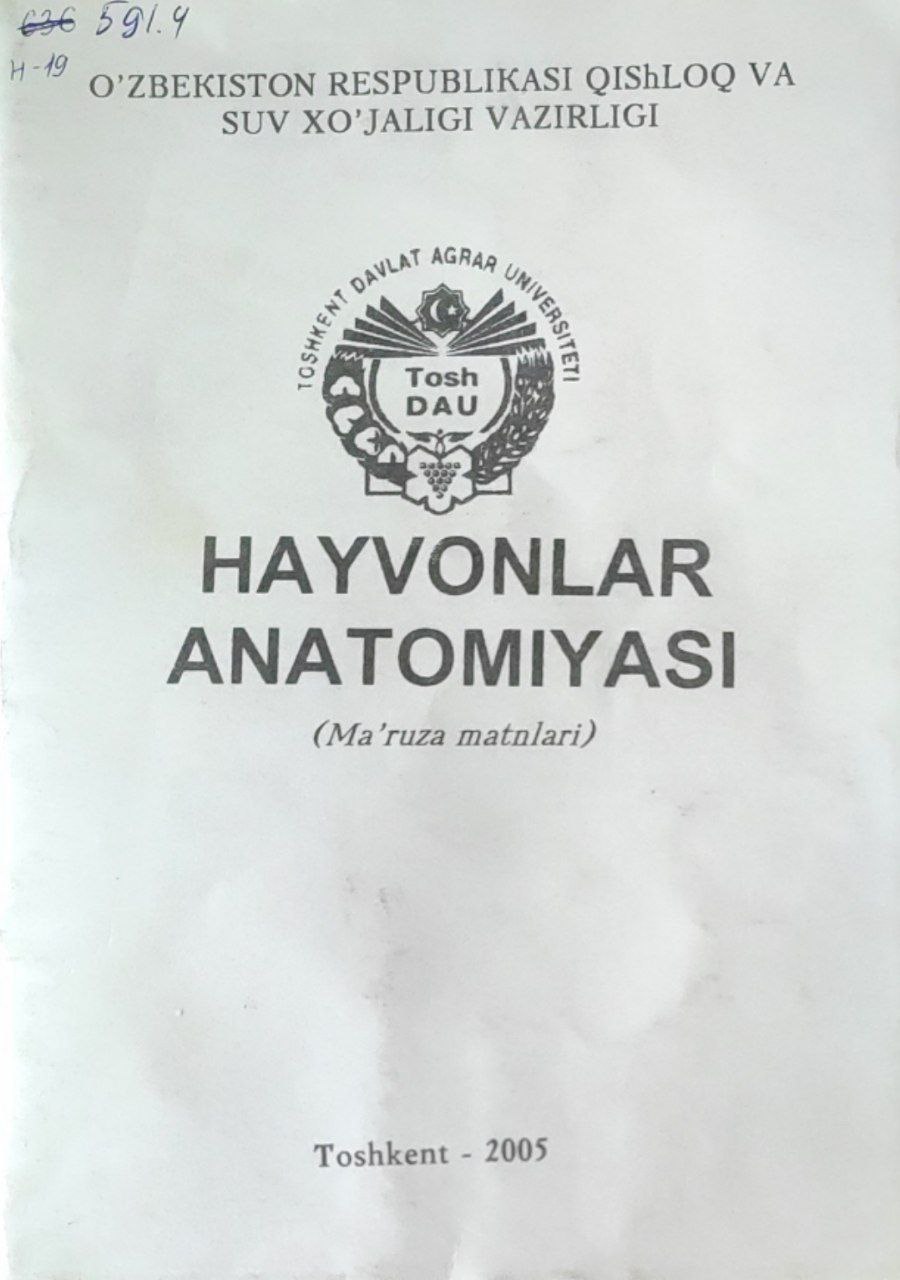 Hayvonlar fiziologiyasi