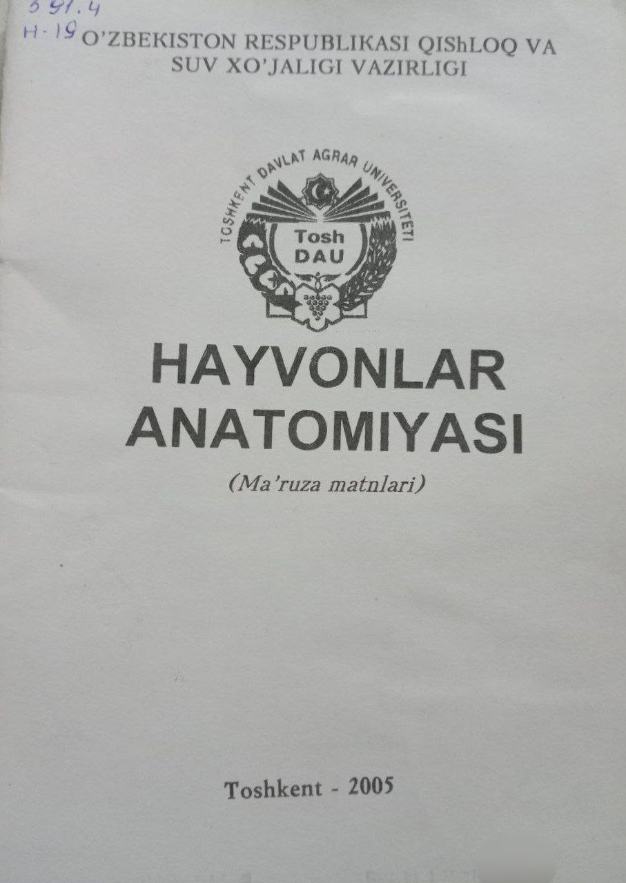 Hayvonlar anatomiyasi
