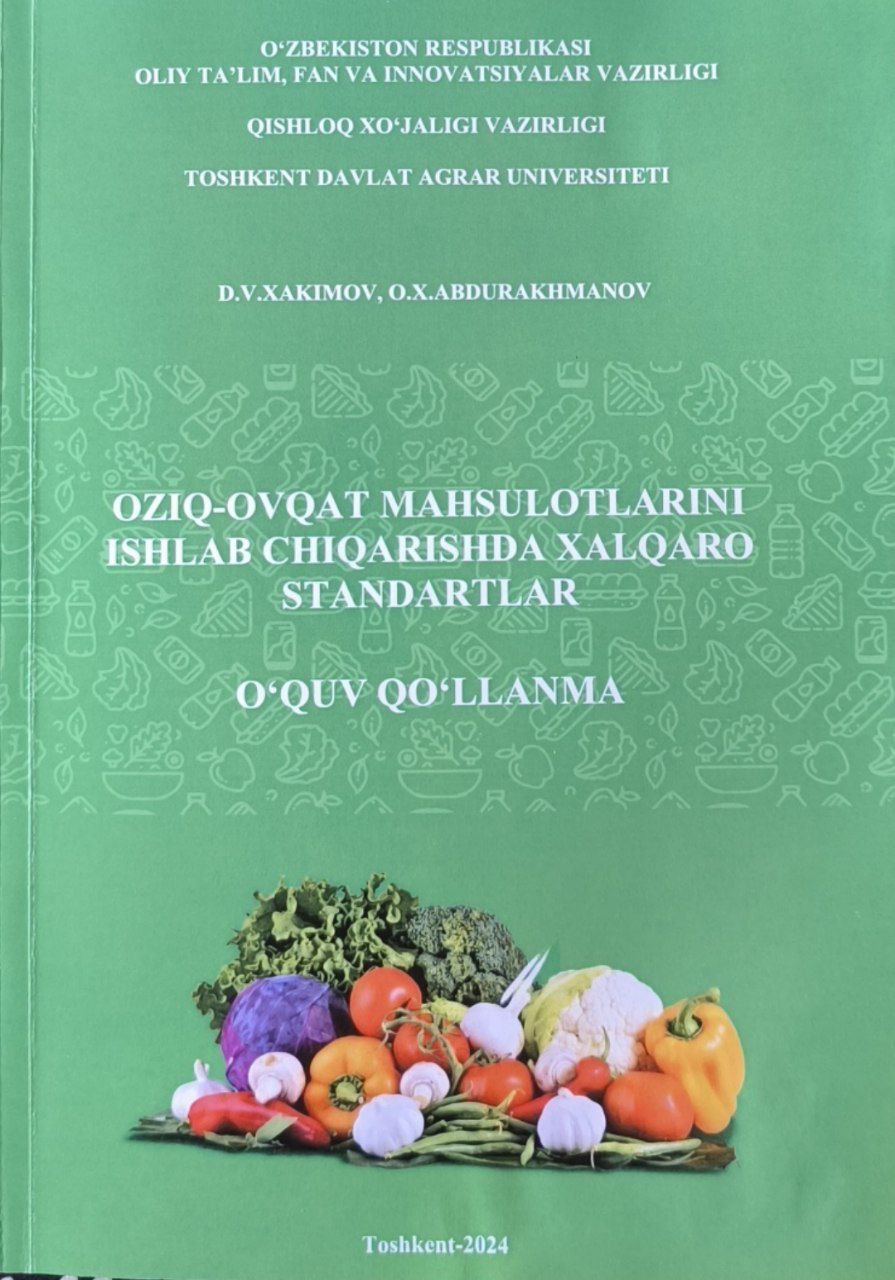 Oziq-ovqat mahsulotlarini ishlab chiqarishda xalqaro standartlar