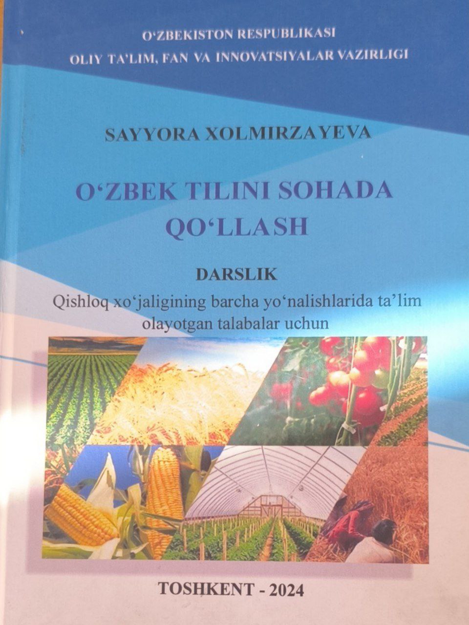 O'zbek tilini sohada qo'llash