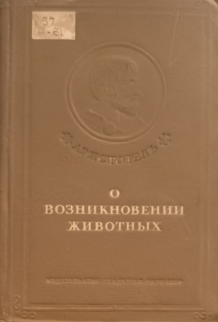 О возникновении животных