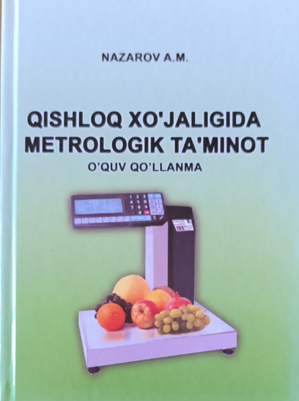Qishloq xo'jaligida metrologik ta'minot