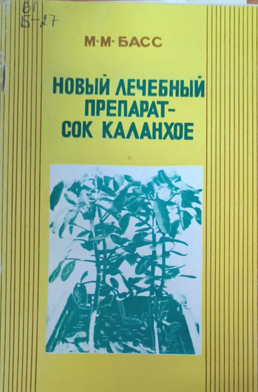 Новый лечебный препарат-сок каланхое