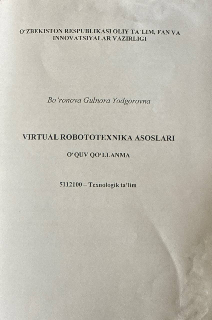 Virtual robotatexnikaasoslari